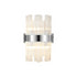 Kade Wall Light Nickel - Clear Glass
